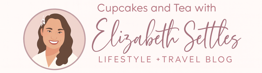 Banner that says "Cupcakes and Tea with Elizabeth Settles" 