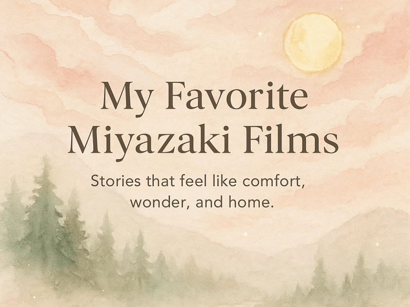 Five Studio Ghibli Films I Return to Again and&nbsp;Again